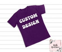 Load image into Gallery viewer, Custom KIDS DTF t-shirt
