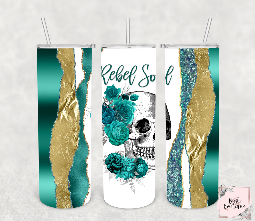 Rebel Soul 20 ounce tumbler