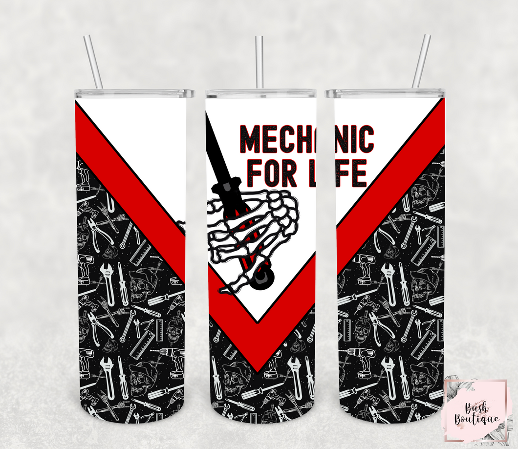 Mechanic for life 20 ounce tumblers