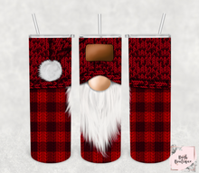 Load image into Gallery viewer, Cute Full gnome wrap 20 ounce tumblers
