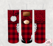 Load image into Gallery viewer, Cute Full gnome wrap 20 ounce tumblers
