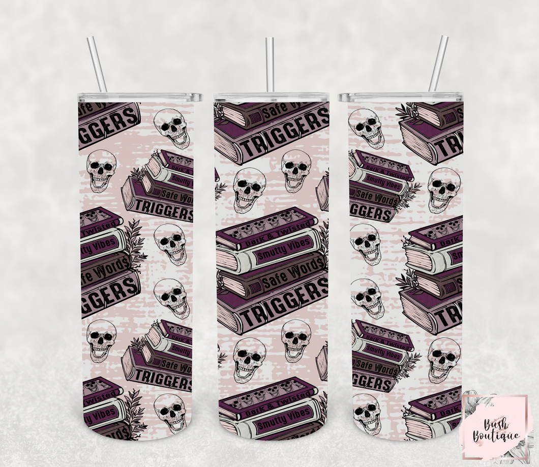 Smutty skulls 20 ounce tumbler