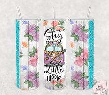 Load image into Gallery viewer, Stay trippy little hippie 20 ounce tumbler
