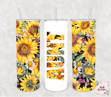 Load image into Gallery viewer, Floral Aunt tumblers
