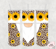 Load image into Gallery viewer, Sunflower gnome 20 ounce tumbler
