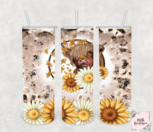 Load image into Gallery viewer, Sunflower animals 20 ounce tumbler
