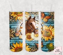 Load image into Gallery viewer, Sunflower animals 20 ounce tumbler
