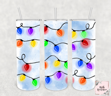 Load image into Gallery viewer, Xmas lights 20 ounce tumbler

